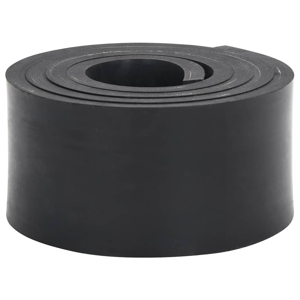 Rubberen rand voor sneeuwploeg 180x10x1 cm zwart