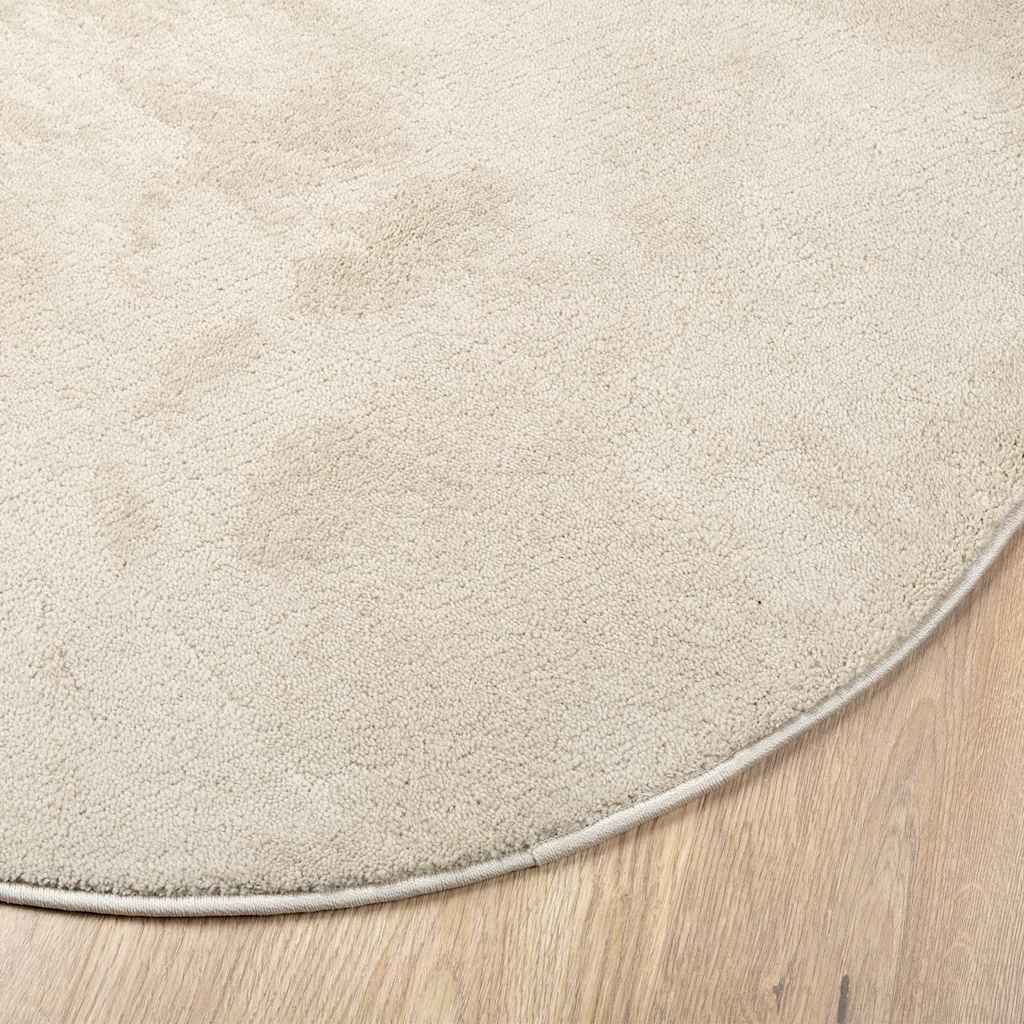 Vloerkleden HUARTE Beige 80 x 150 cm Polyester – afbeelding 7