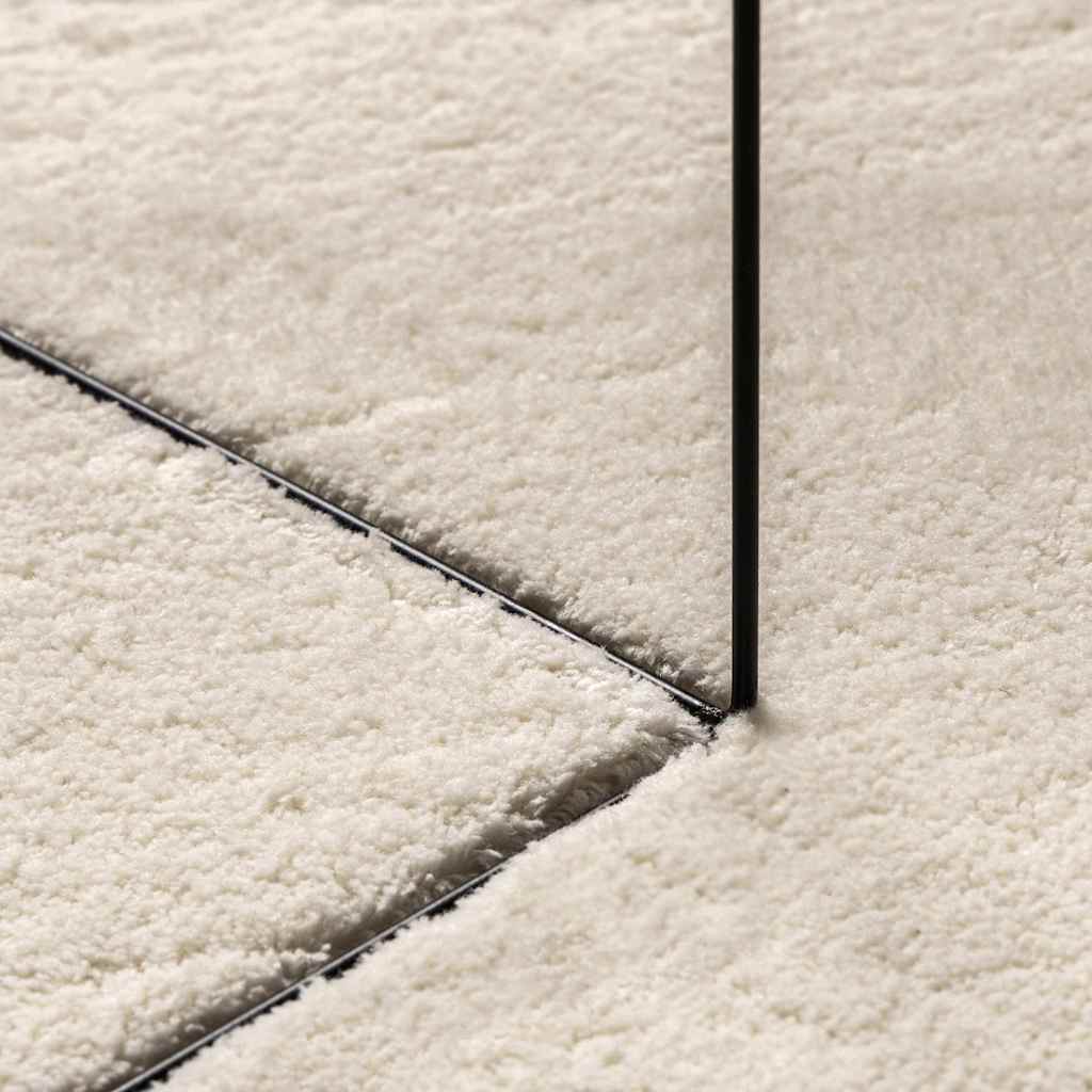 Vloerkleden HUARTE Beige 80 x 150 cm Polyester – afbeelding 8