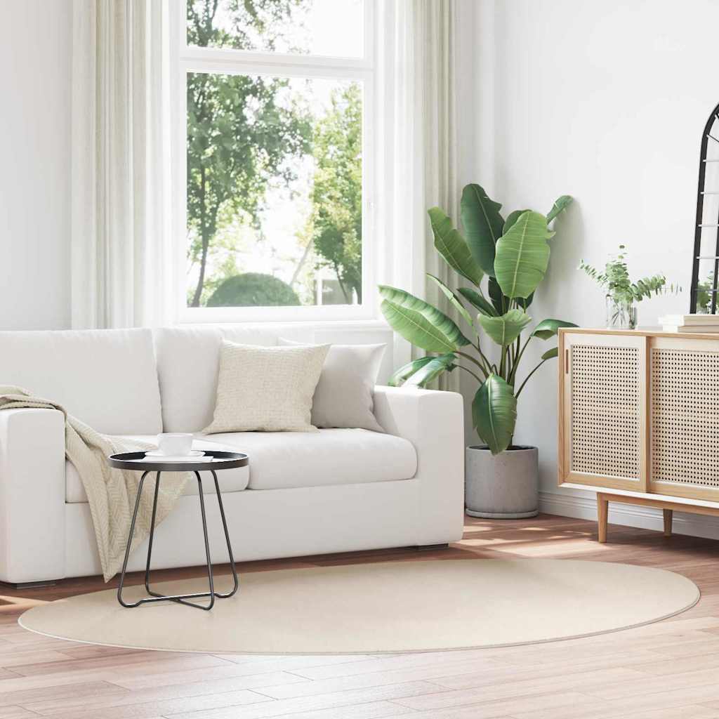 Vloerkleden HUARTE Beige 160 x 230 cm Polyester