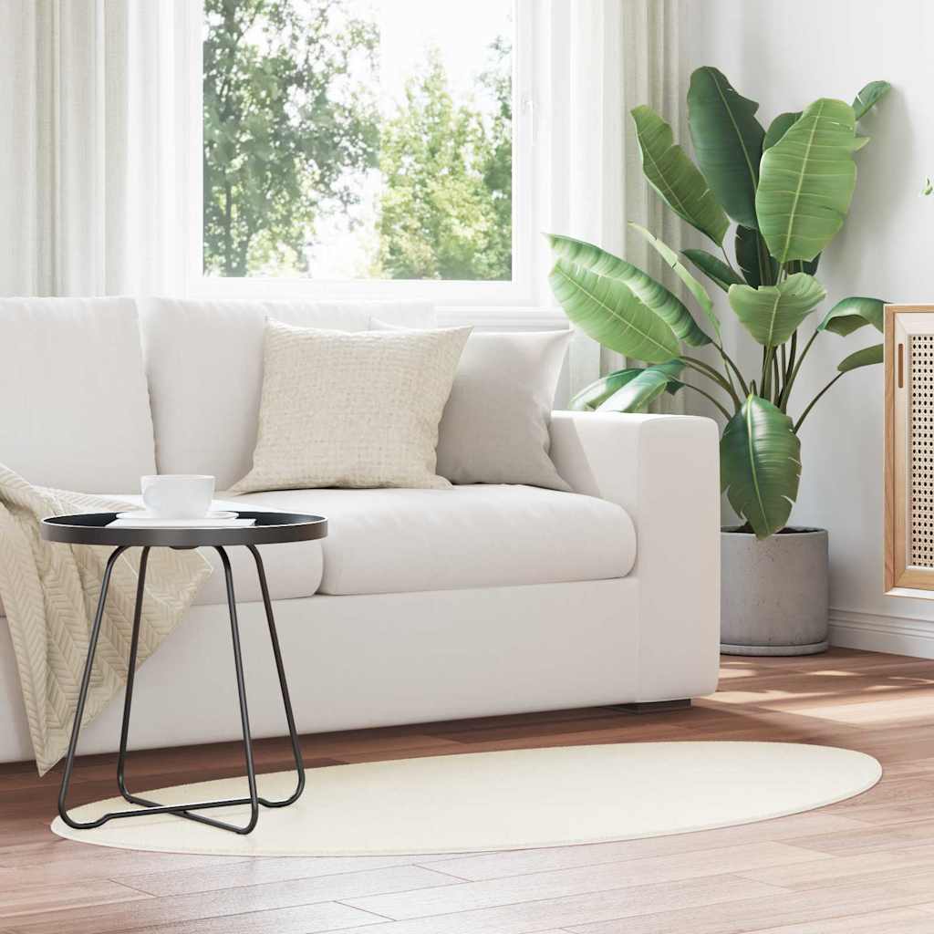 Vloerkleden HUARTE Crème 160 x 230 cm Polyester