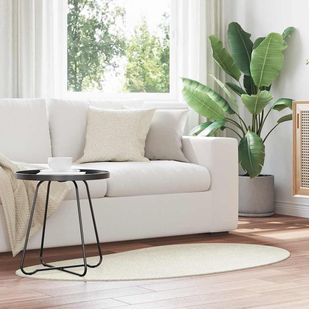 Vloerkleden HUARTE Crème 80 x 150 cm Polyester