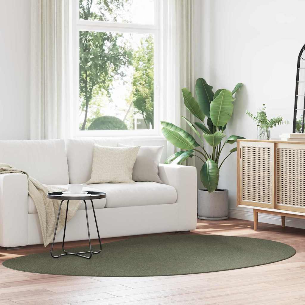Vloerkleden HUARTE Bosgroen 160 x 230 cm Polyester – afbeelding 1
