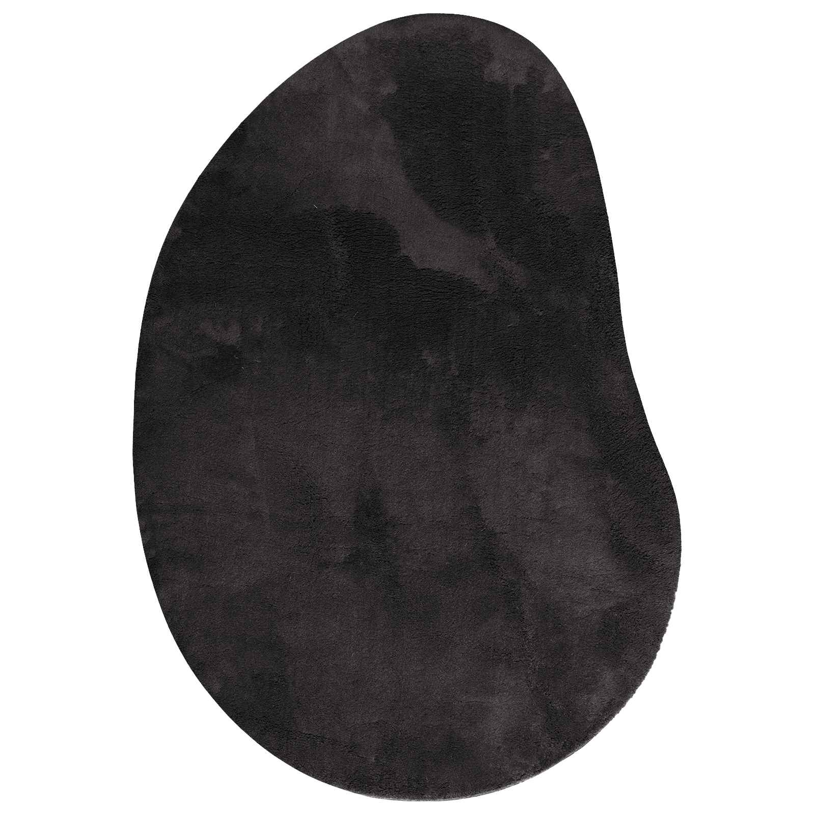 Vloerkleden HUARTE Zwart 80 x 150 cm Polyester – afbeelding 2