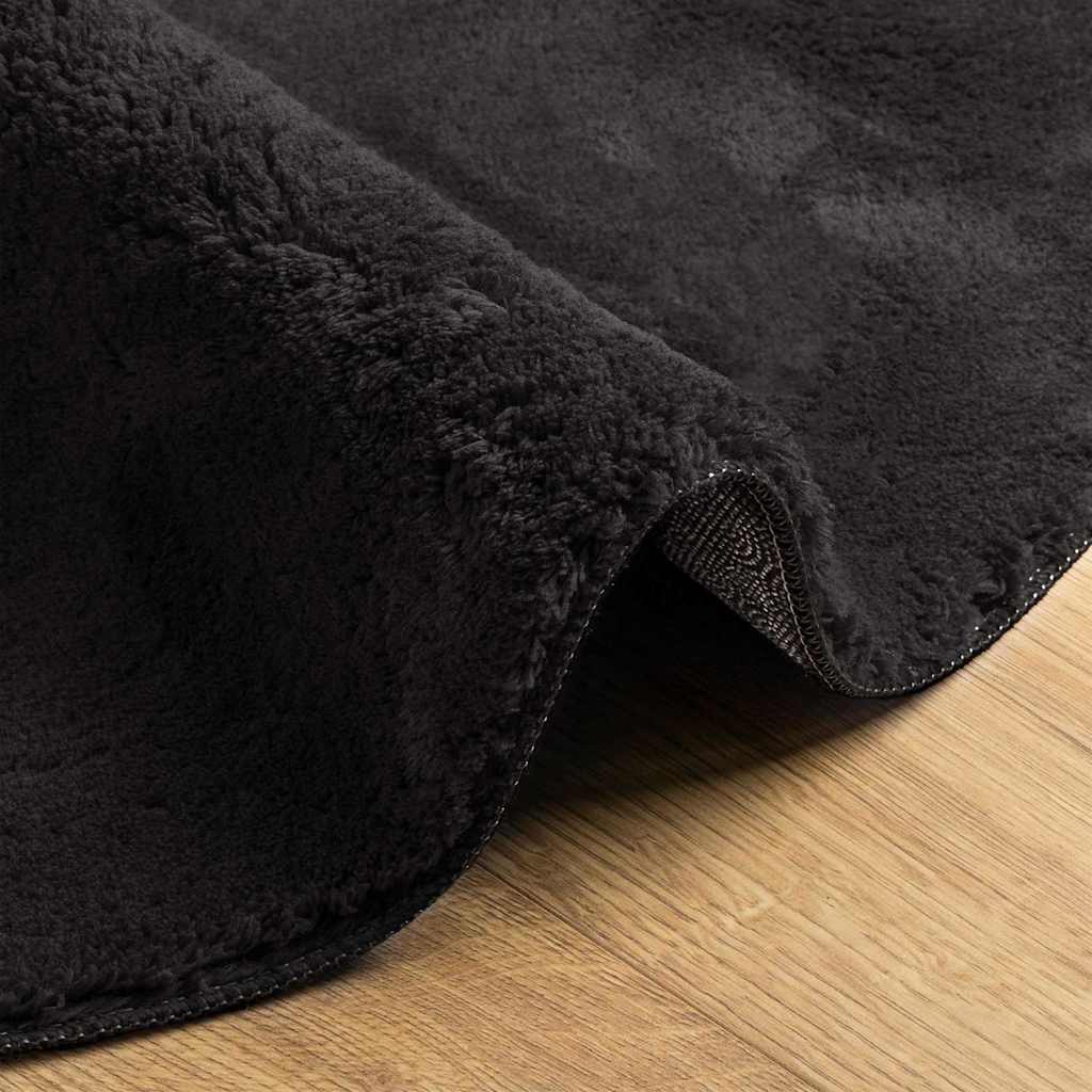 Vloerkleden HUARTE Zwart 80 x 150 cm Polyester – afbeelding 7
