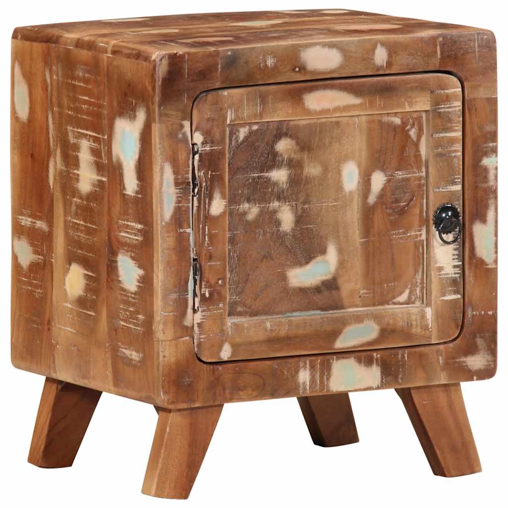 Nachtkastje 40x32x46 cm massief gerecycled hout – afbeelding 1