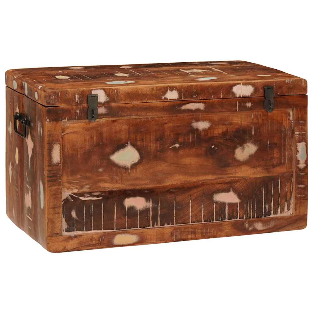 Opbergbox met opslag met de deur Bruin Massief Mango Hout