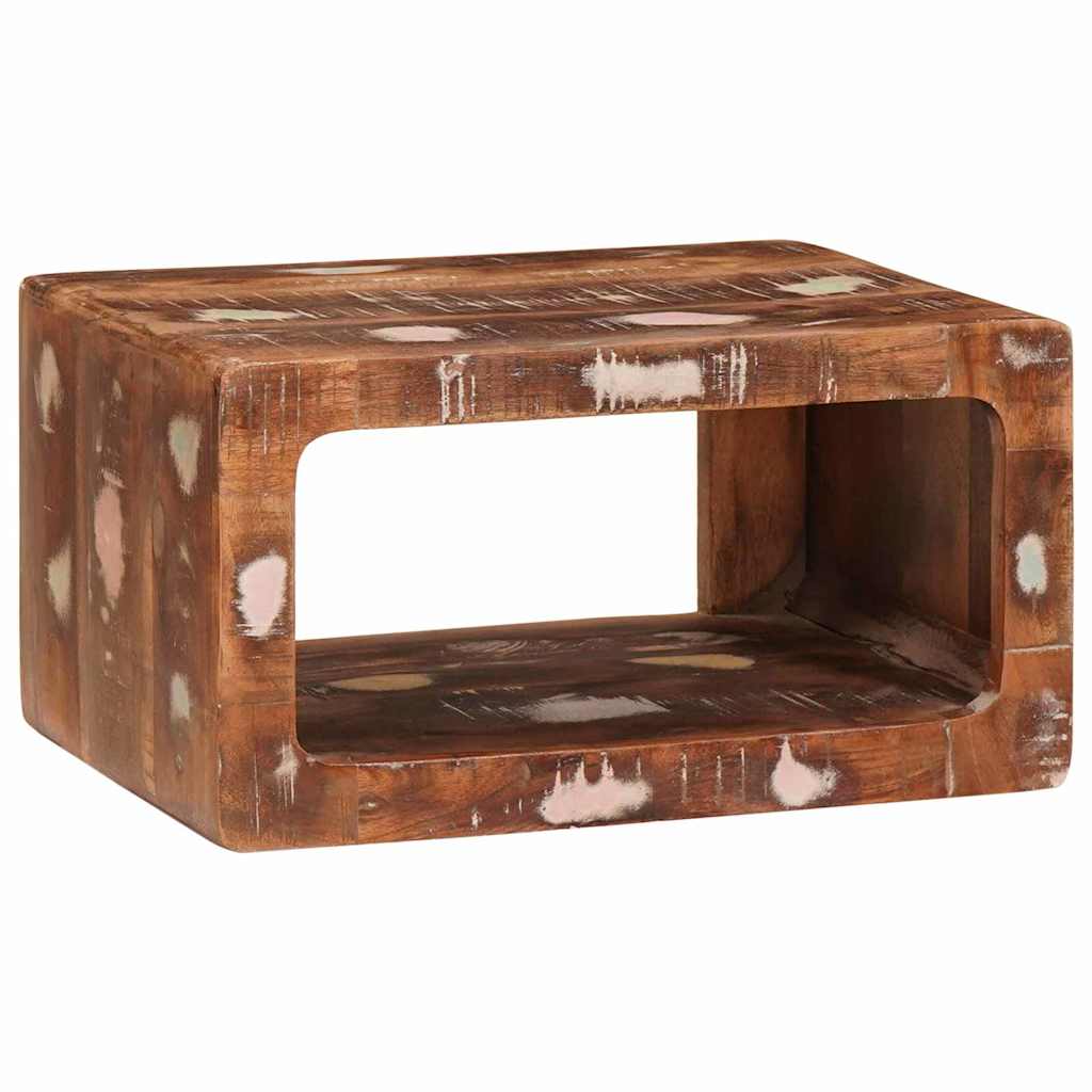 Nachtkastje Bruin 45 x 30 x 24 cm Massief Gerecycled Hout