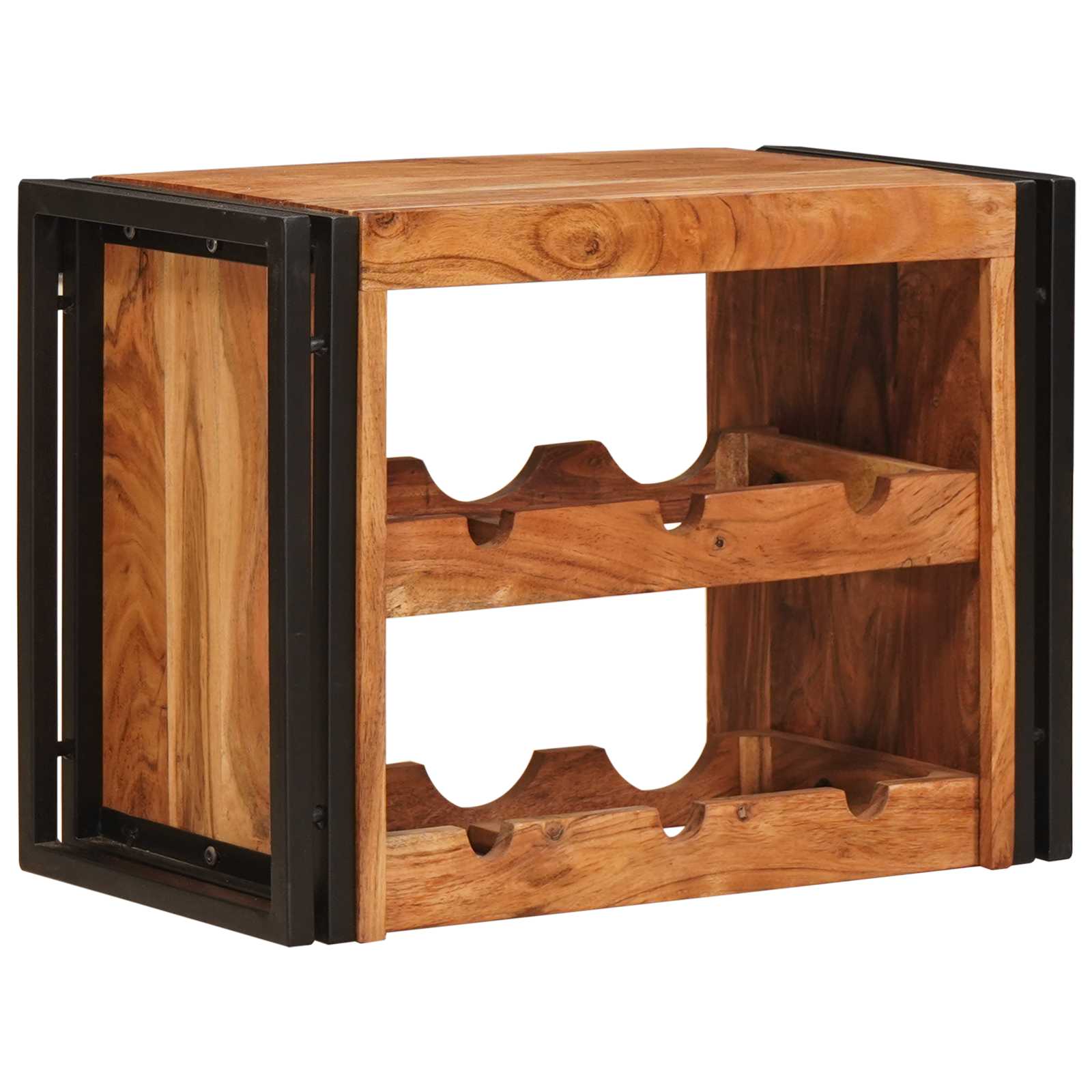Wijnrek Bruin 60 x 45 x 33 cm Massief Acaciahout