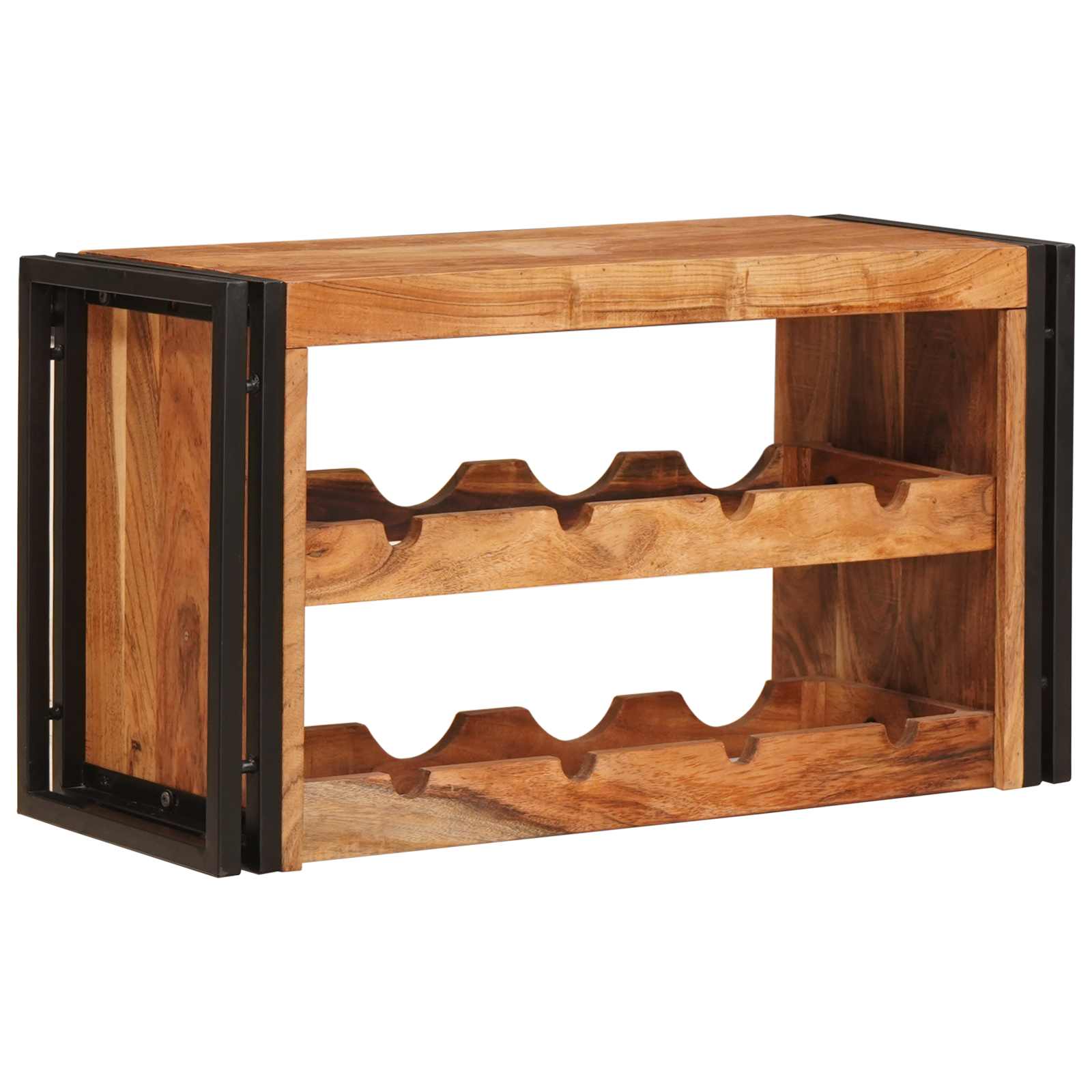 Wijnrek Bruin 80 x 45 x 33 cm Massief Acaciahout