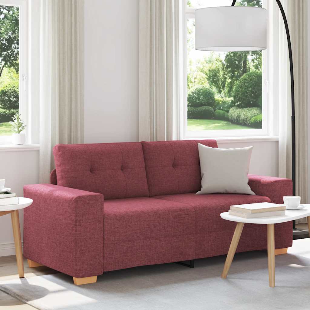 Loveseat Bank Wijnrood 180x77x82 cm Stof