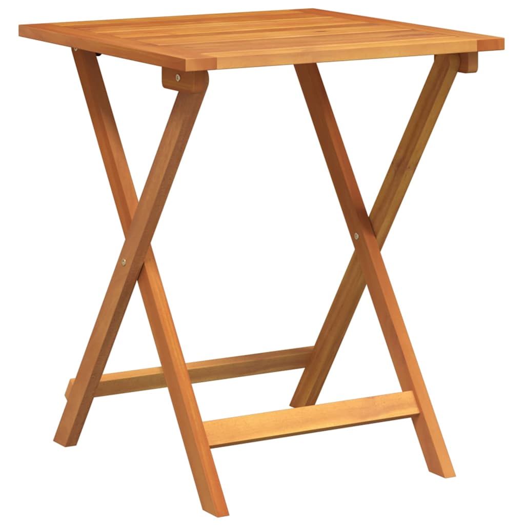 Bistroset met kussen 3 pcs Olie naturel Massief Acaciahout – afbeelding 5