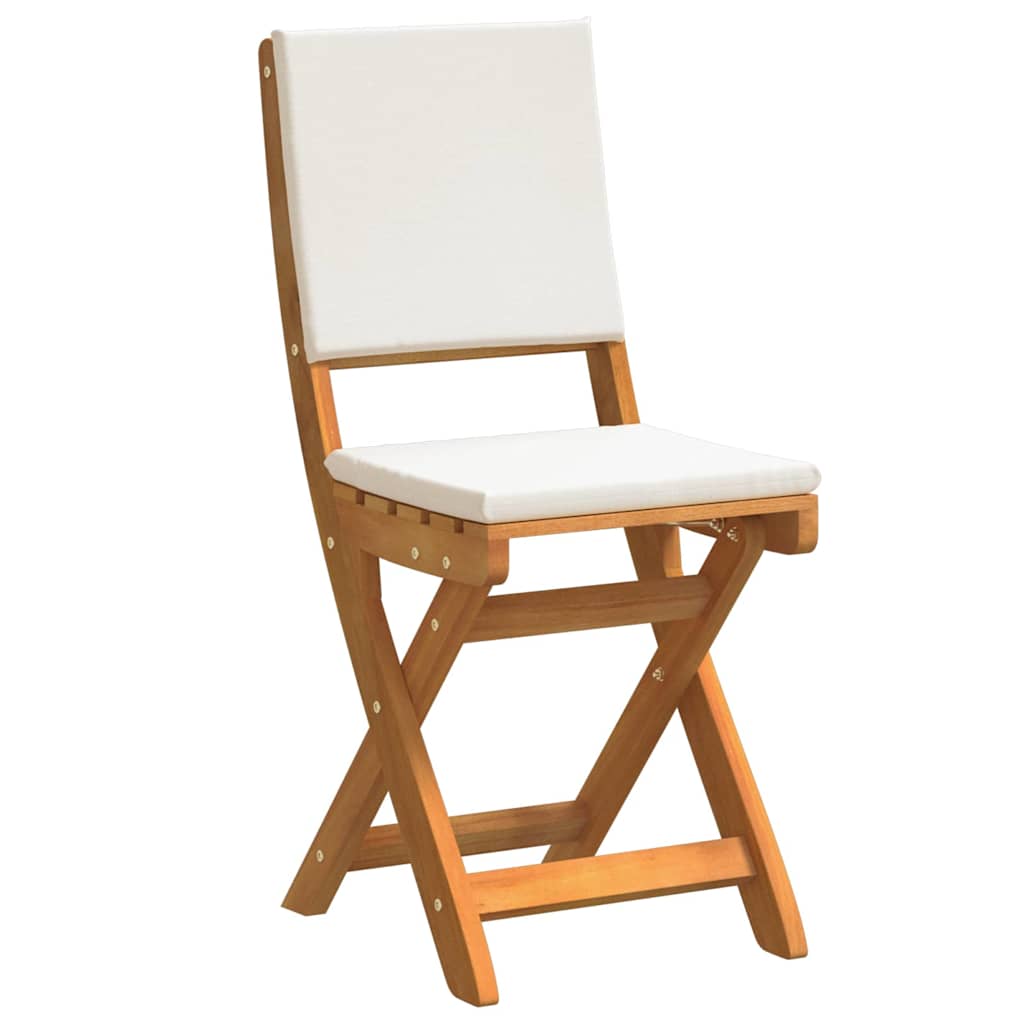 Bistroset met kussen 3 pcs Olie naturel Massief Acaciahout – afbeelding 6