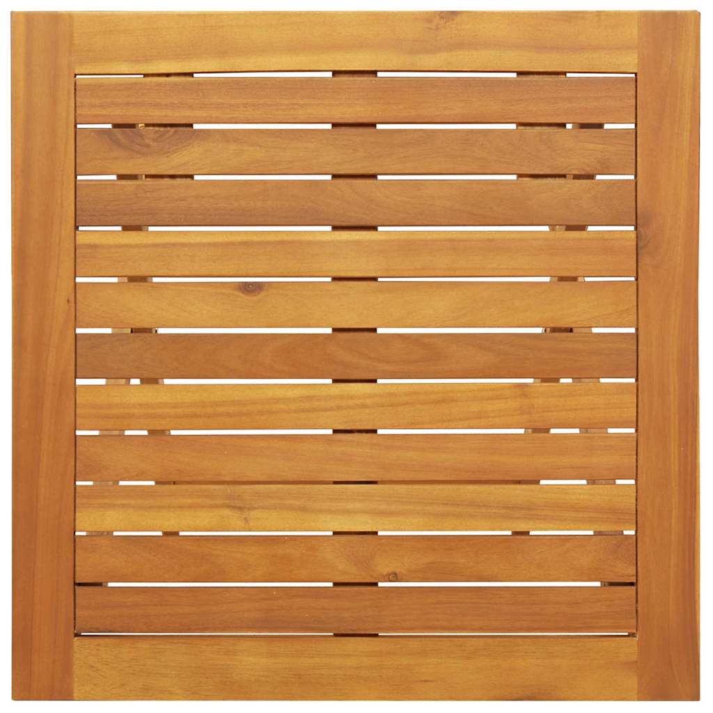 Bistroset met kussen 3 pcs Olie naturel Massief Acaciahout – afbeelding 8