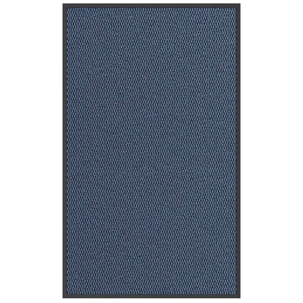 Deurmat 90x150 cm blauw