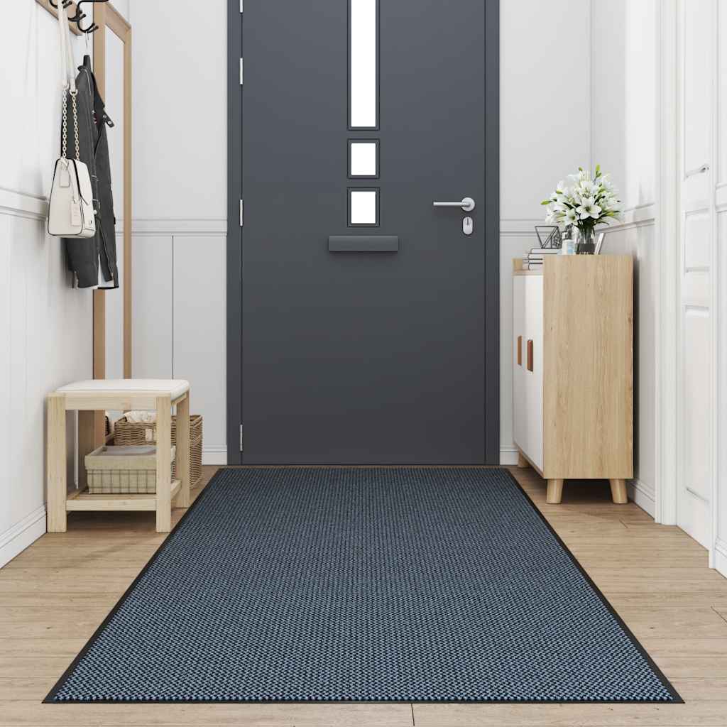 Deurmat 115x400 cm blauw – afbeelding 2