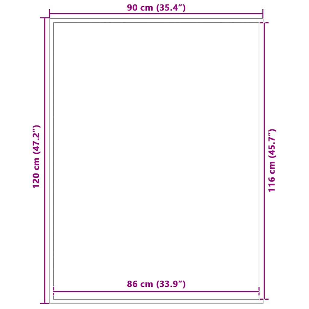 Deurmat 90x120 cm bruin – afbeelding 7