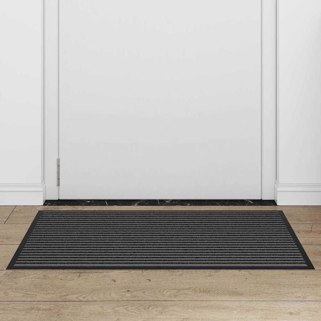 Deurmat Zwart 60 x 90 cm Polypropyleen – afbeelding 3