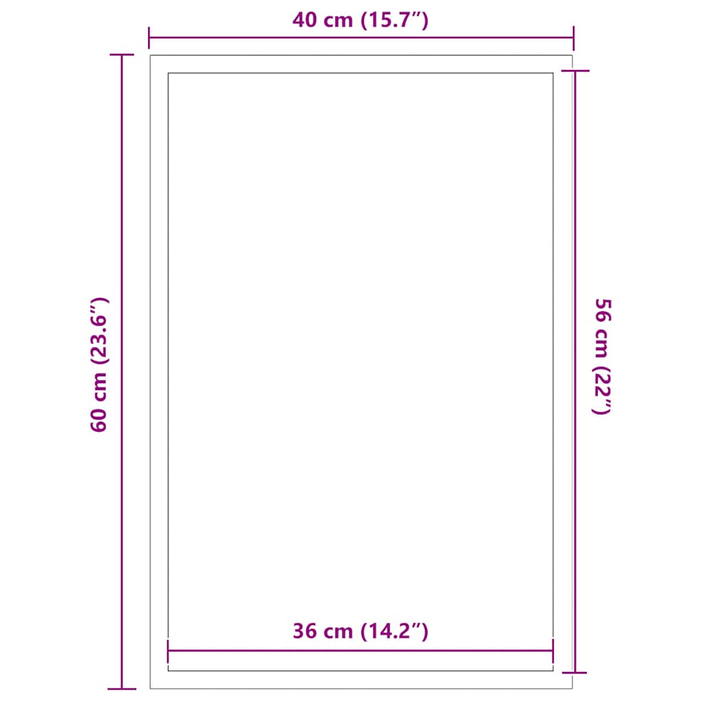 Deurmat 40x60 cm bruin – afbeelding 7
