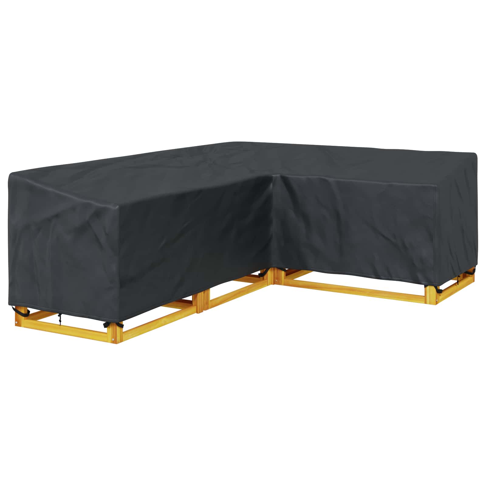 Meubelhoes Zwart 260 x 210 x 80 cm 210D Oxford Stof – afbeelding 3