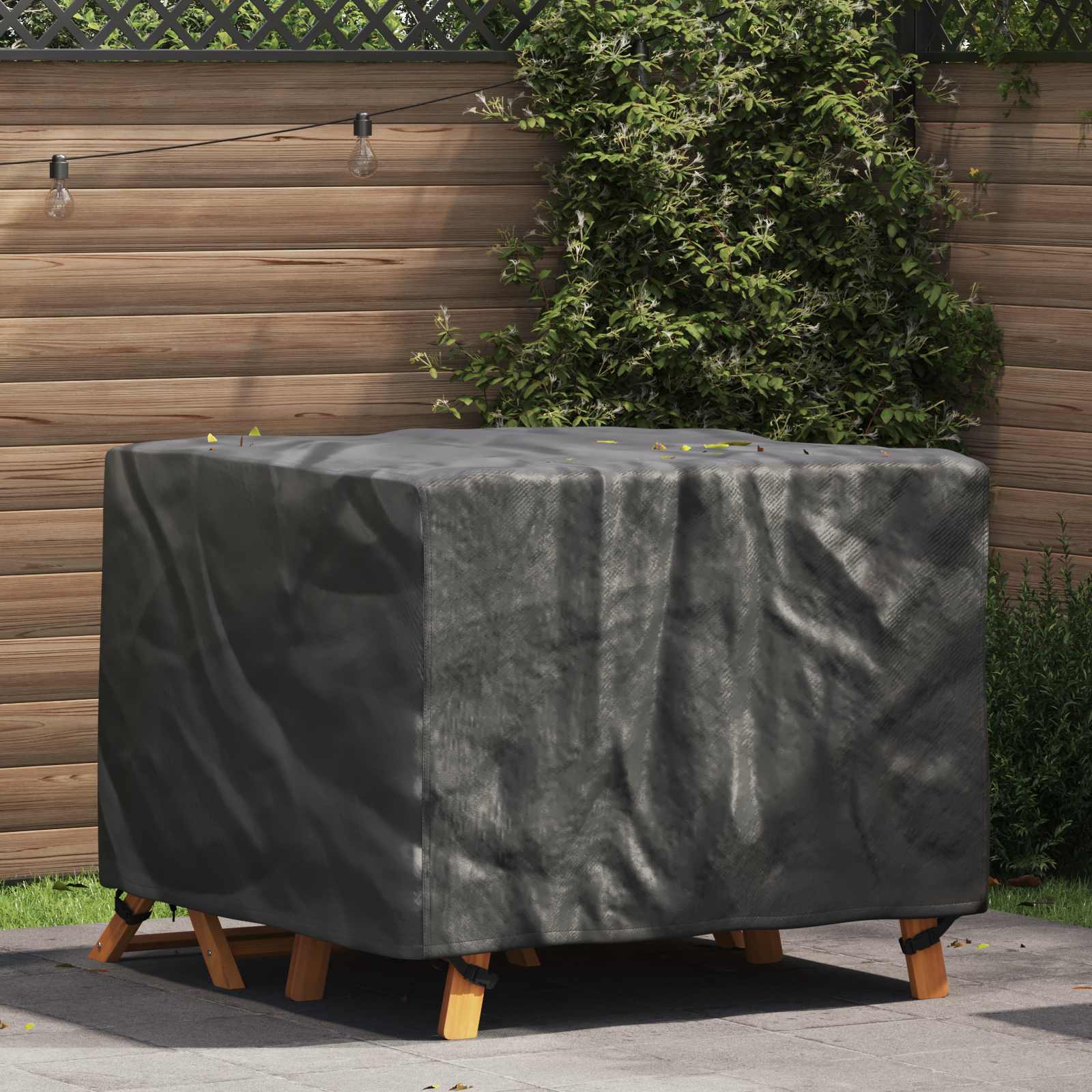 Meubelhoes Effen Zwart 113 x 113 x 73 cm 420D