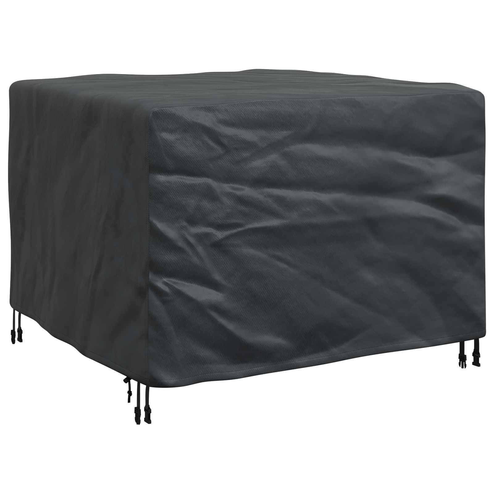 Meubelhoes Effen Zwart 113 x 113 x 73 cm 420D – afbeelding 7