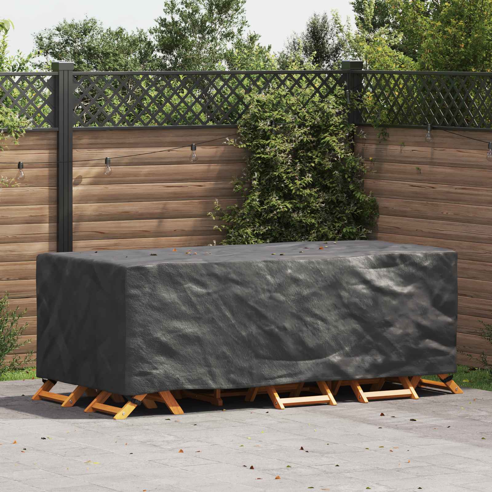 Meubelhoes Effen Zwart 229 x 113 x 73 cm 600D