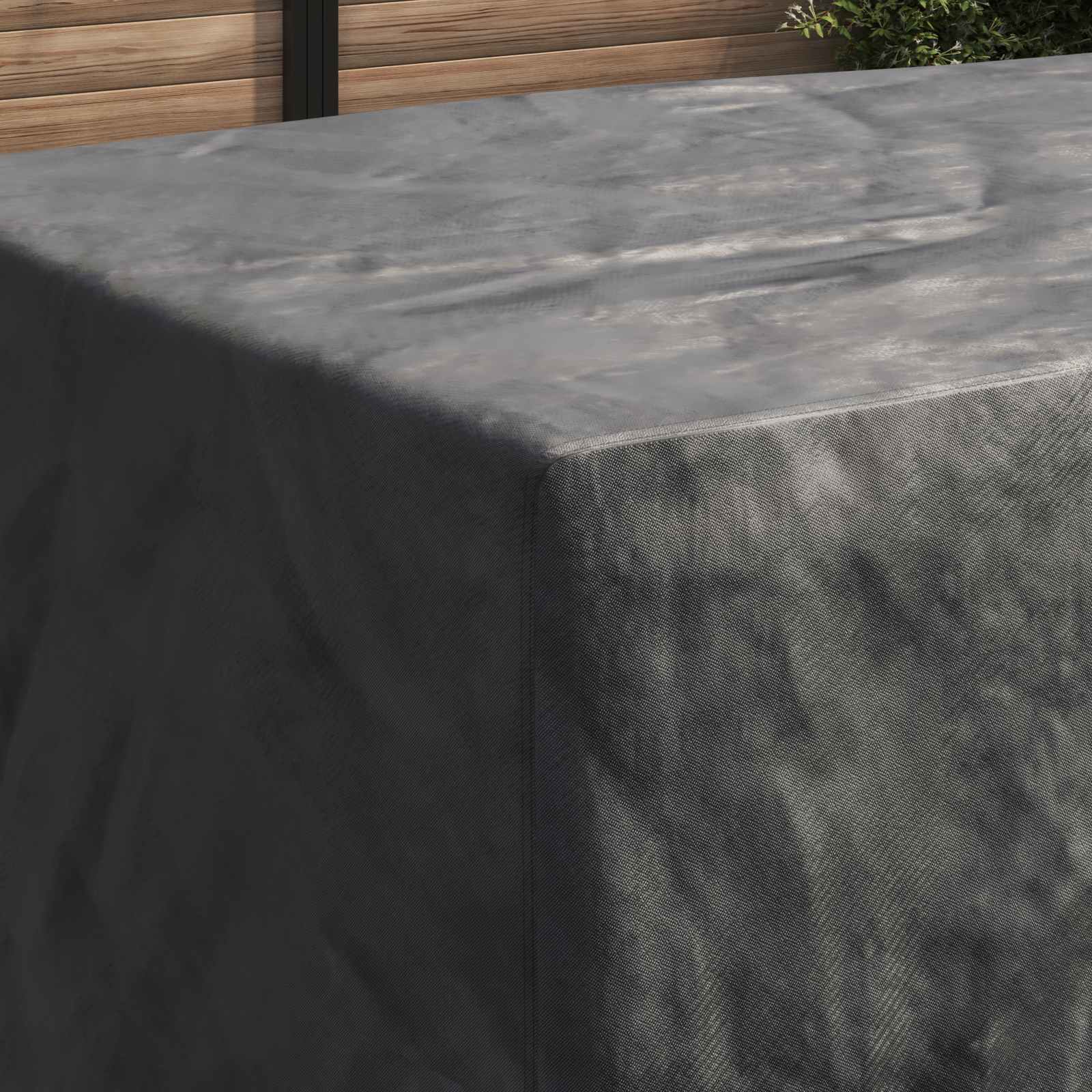 Meubelhoes Effen Zwart 300 x 140 x 90 cm 420D – afbeelding 4