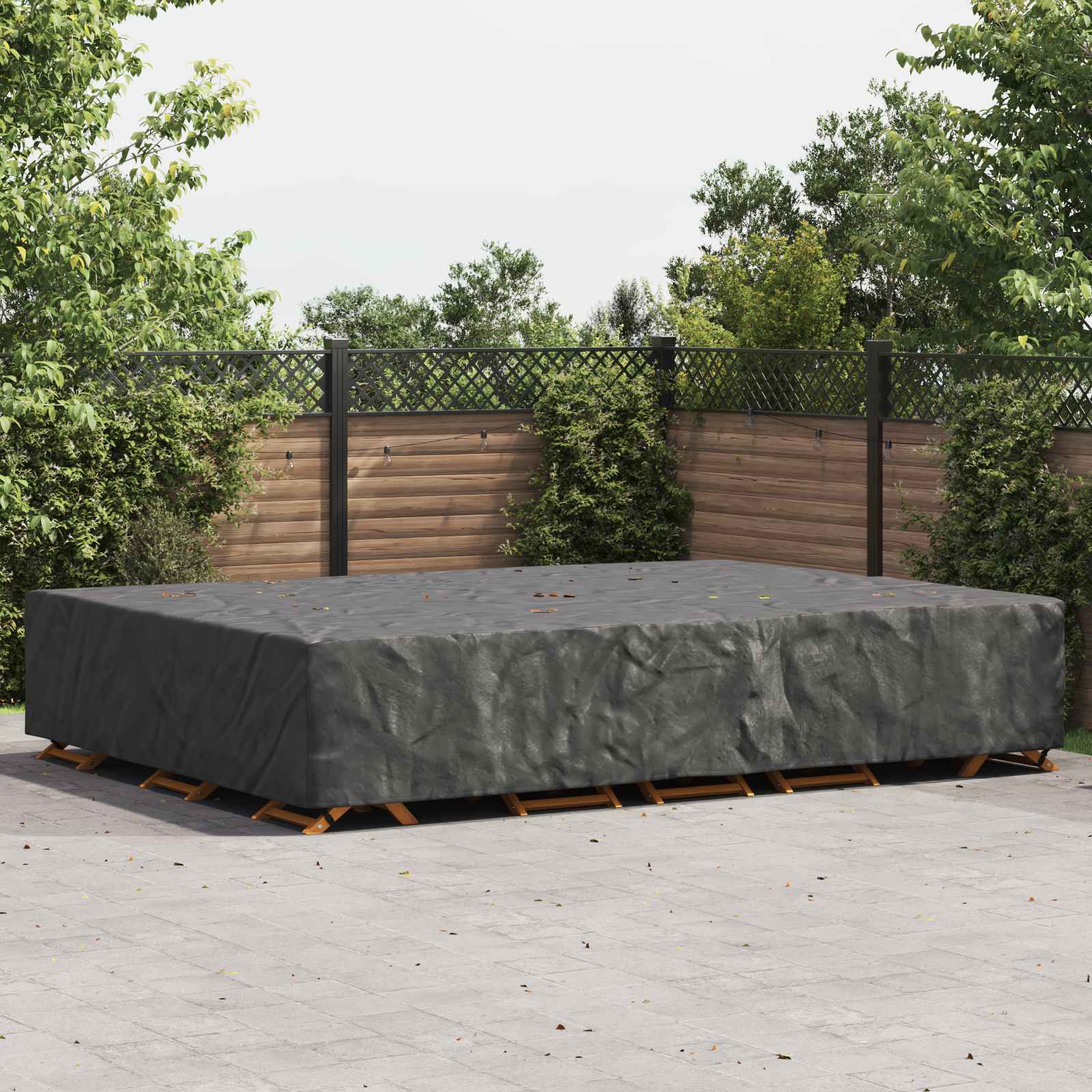 Meubelhoes Effen Zwart 350 x 260 x 90 cm 600D