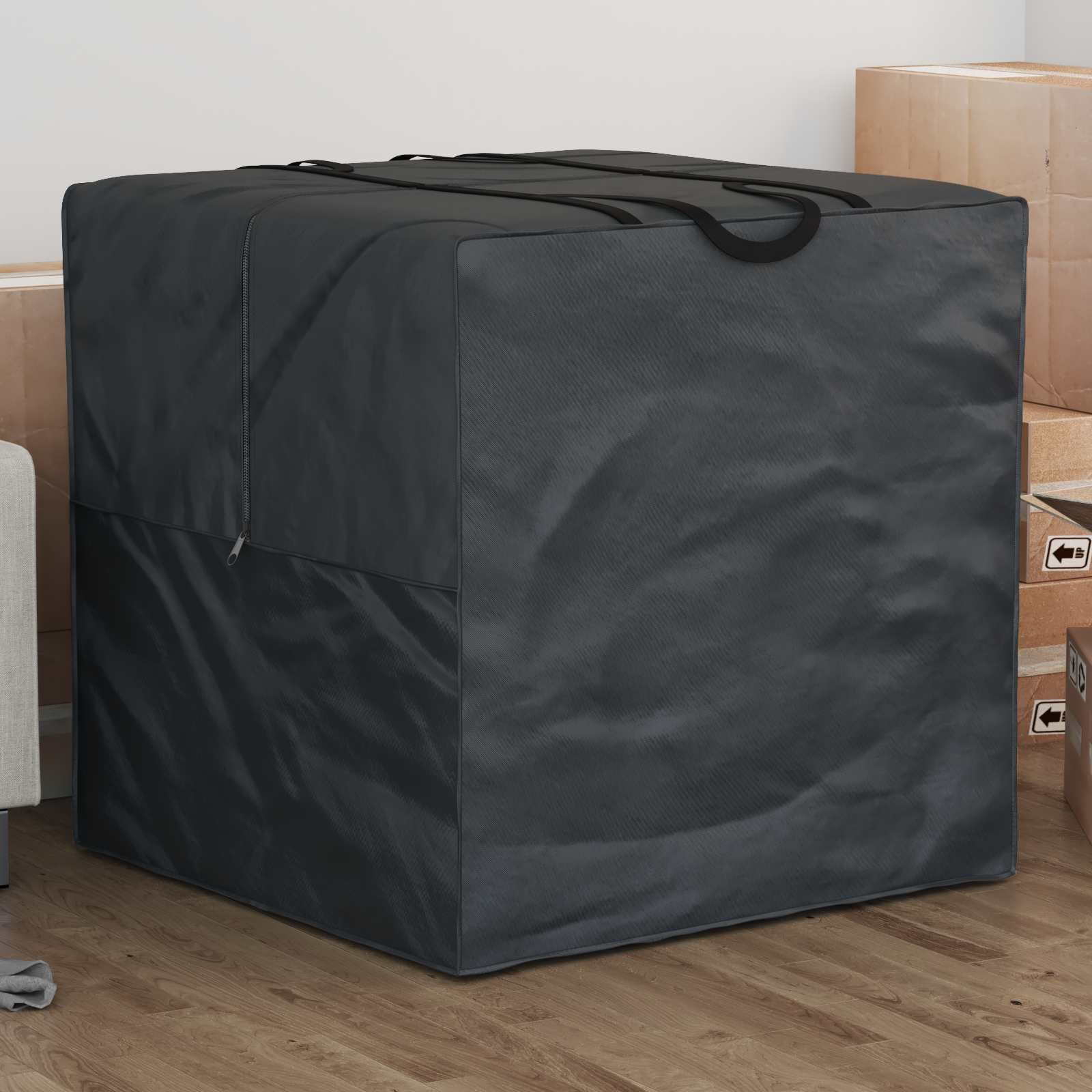 Buitent Opslagtas Zwart 90 x 90 x 90 cm 210D Oxford Stof