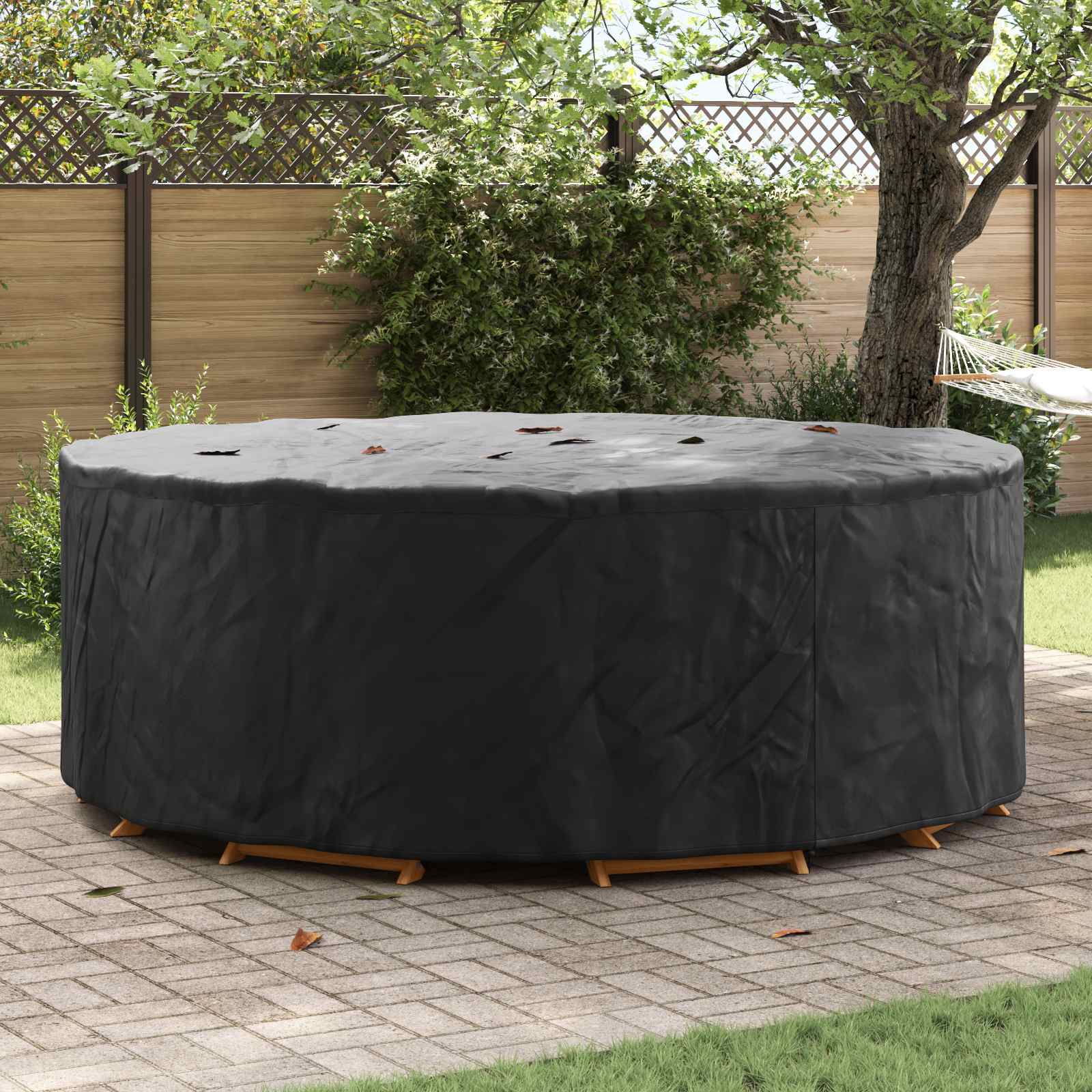 Meubelhoes Zwart 244 x 244 x 71 cm 210D Oxford Stof
