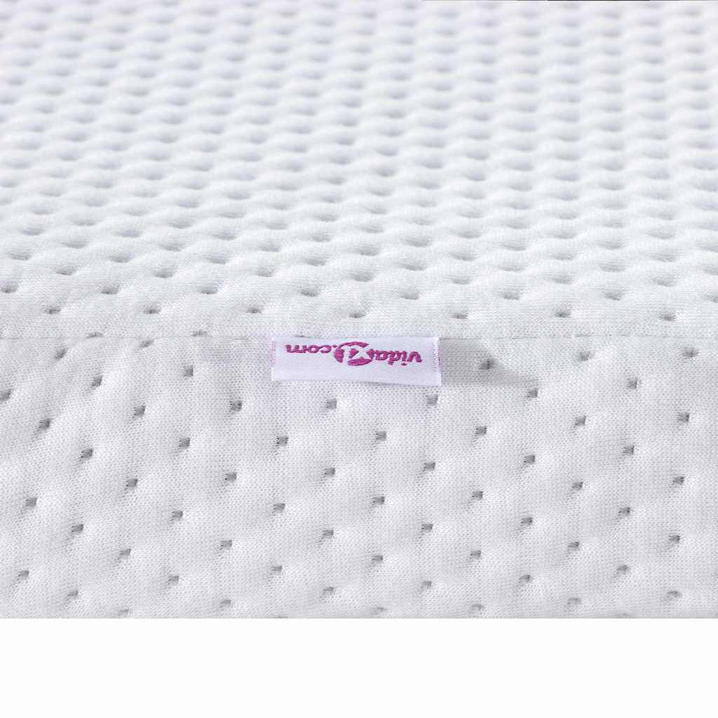 matrastopper Wit 160 x 200 cm Jacquard Stof – afbeelding 9