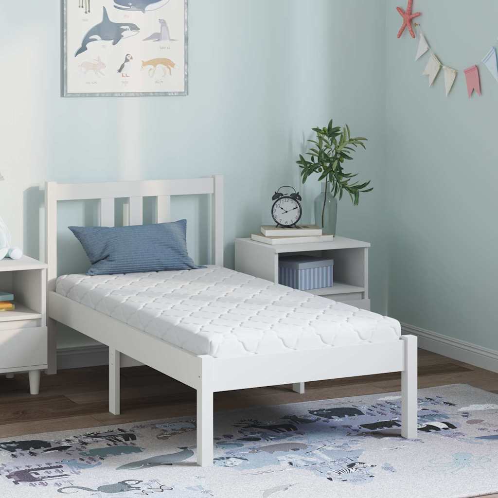 Matras Wit 60 x 120 cm Jacquard stof
