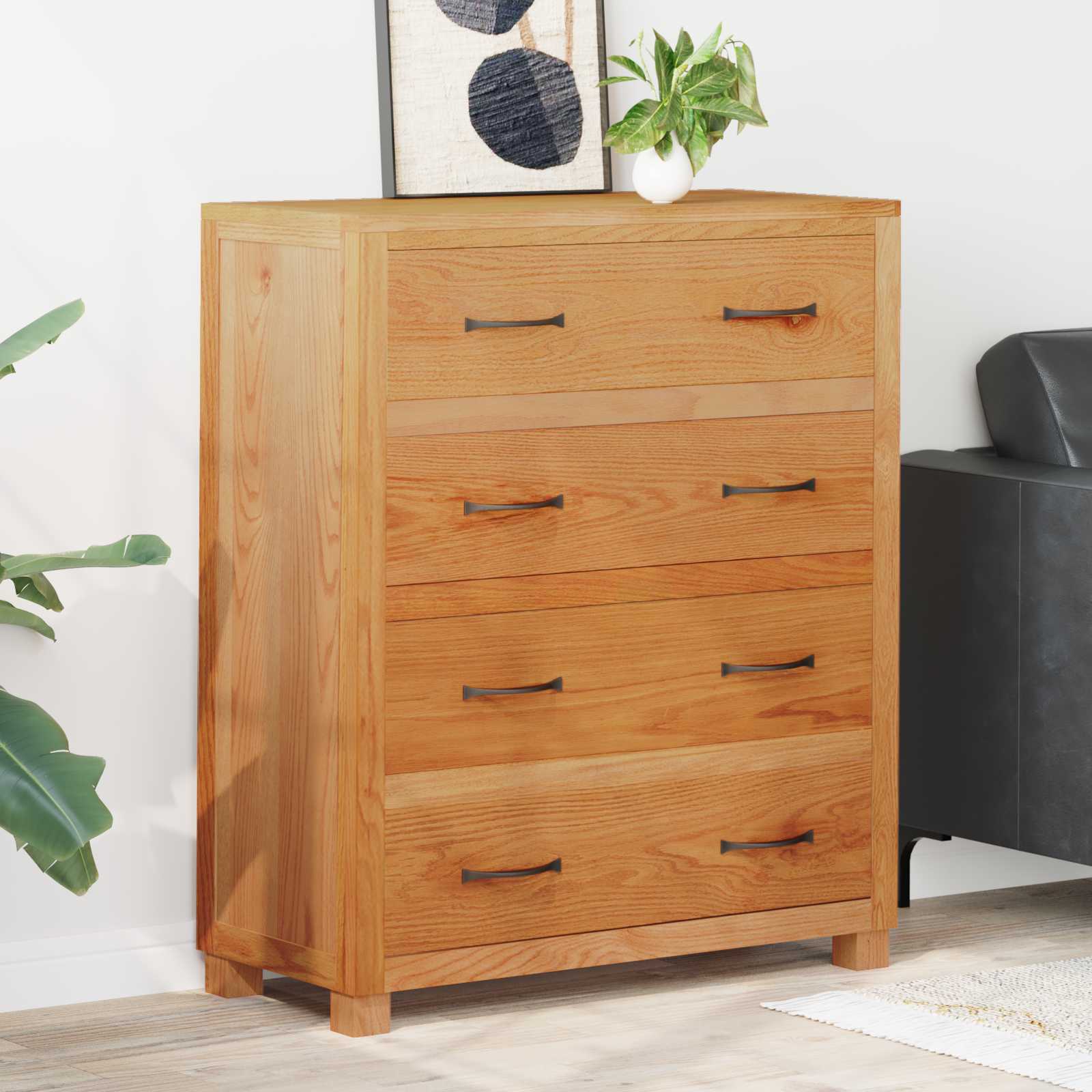 Kast met lade met opslag Bruin Bewerkt hout – afbeelding 1