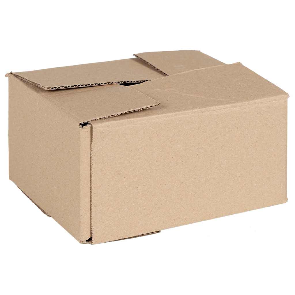 Vouwdoos met opslag 50 pcs Naturel 20 x 15 x 10 cm Karton – afbeelding 1