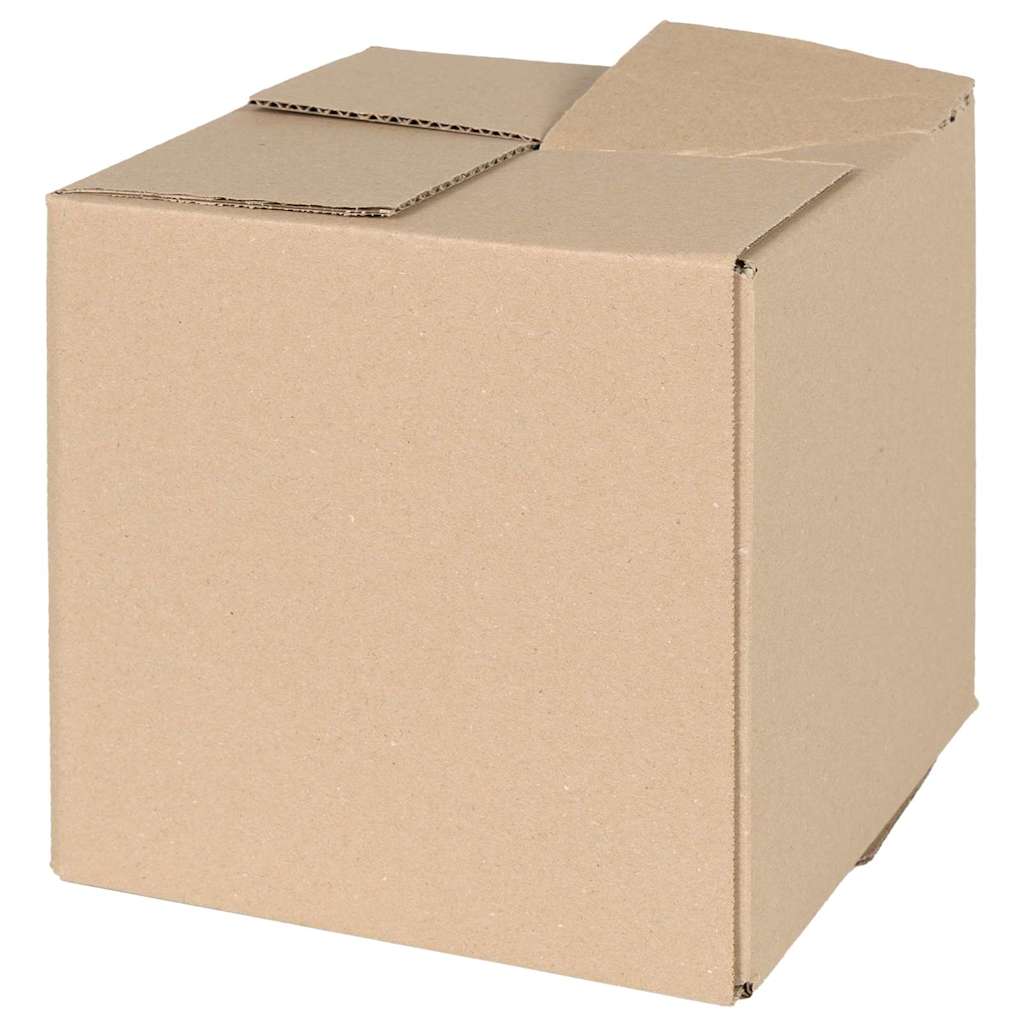 Vouwdoos met opslag 50 pcs Naturel 20 x 20 x 20 cm Karton