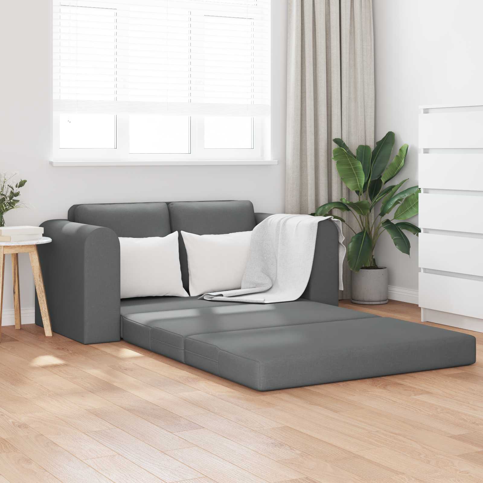 Slaapbank 60cm Donkergrijs Stof