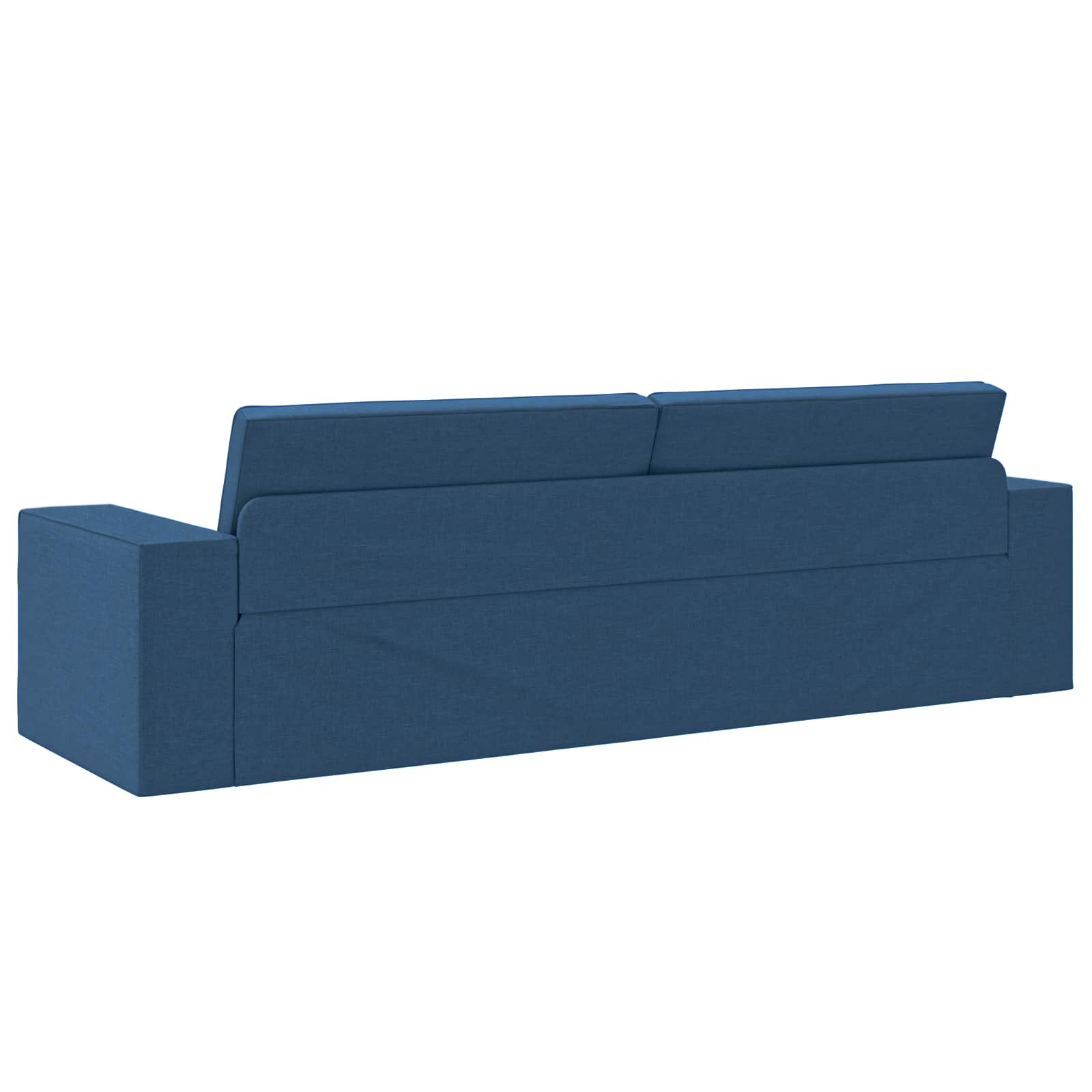 Slaapbank Marineblauw 245 x 78 x 77 cm Stof – afbeelding 7
