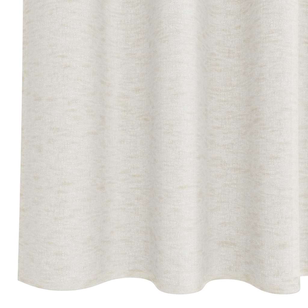 Voile Gordijn 2 st Crème 140 x 140 cm Polyester – afbeelding 6