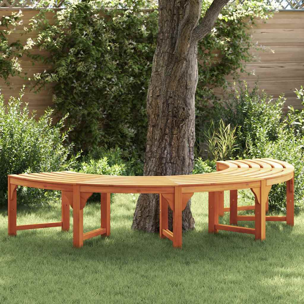 Boom bank Naturel 160 x 80 x 45cm Massief Eucalyptus Hout