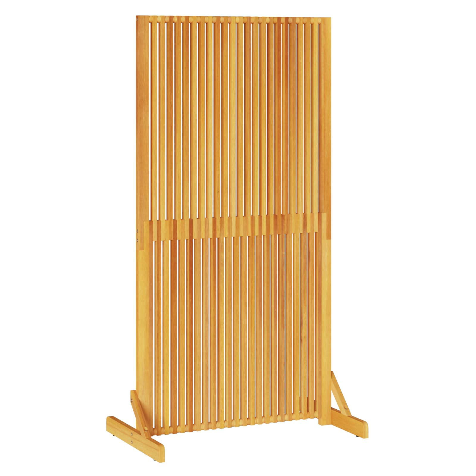 Privacyscherm Bruin 79,5 x 50 x 150 cm Massief Acaciahout