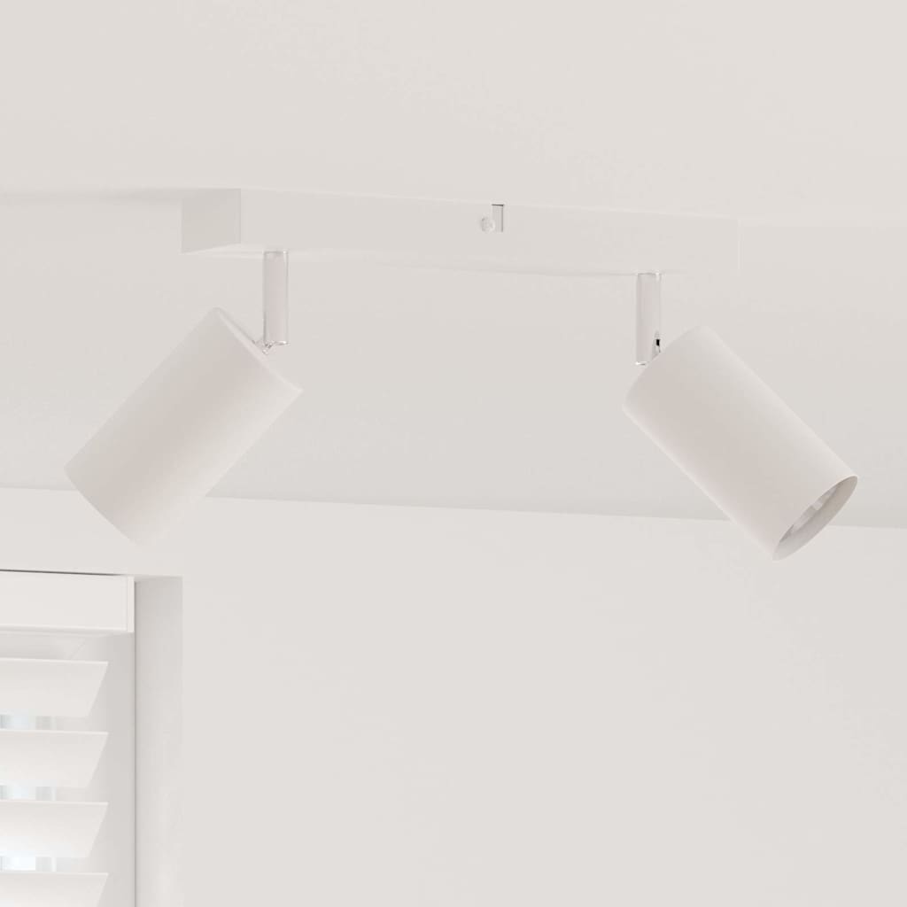 Plafondspot met schijnwerpers Wit 26 x 6 x 16 cm Metaal