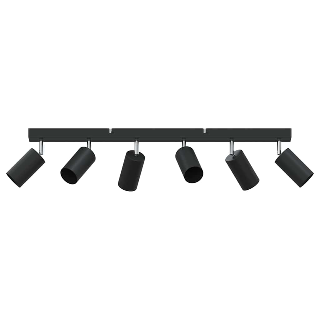 Plafondspot met schijnwerpers Zwart 73 x 6 x 16 cm Metaal – afbeelding 2