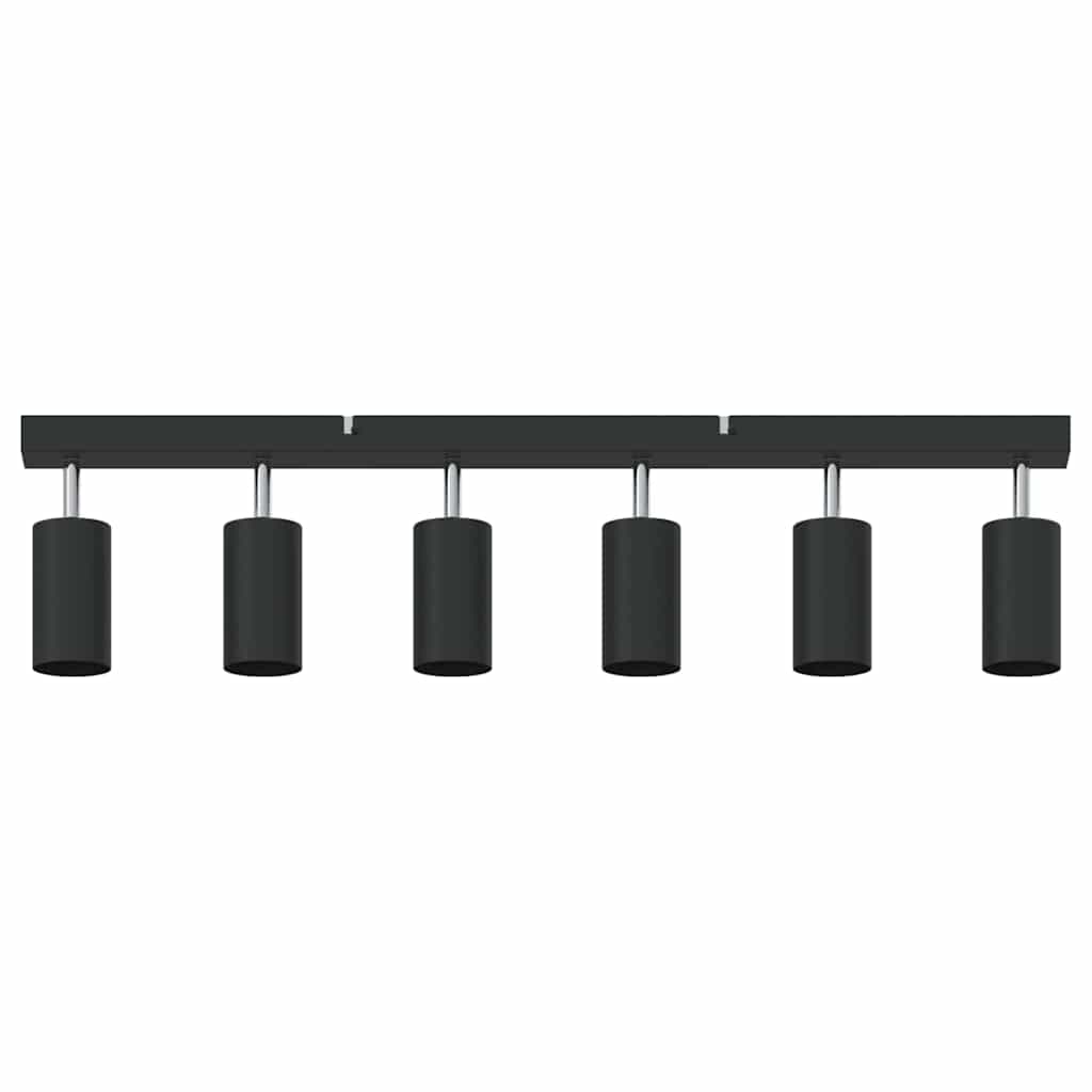 Plafondspot met schijnwerpers Zwart 73 x 6 x 16 cm Metaal – afbeelding 6