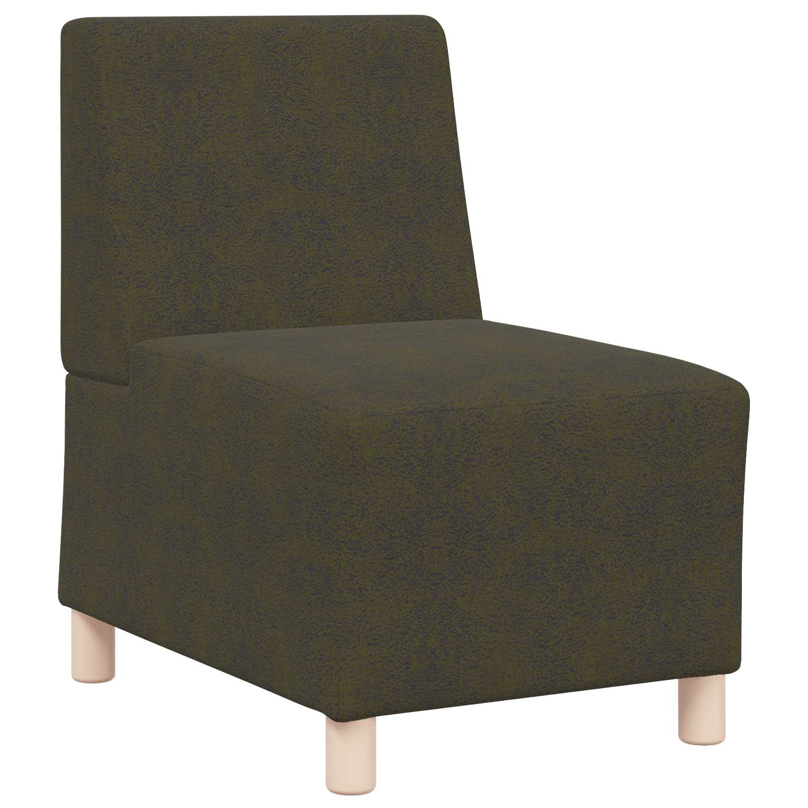 | Sofa Stoel | met kussen Groen 55 x 74 x 82 cm Faux suede leer – afbeelding 1