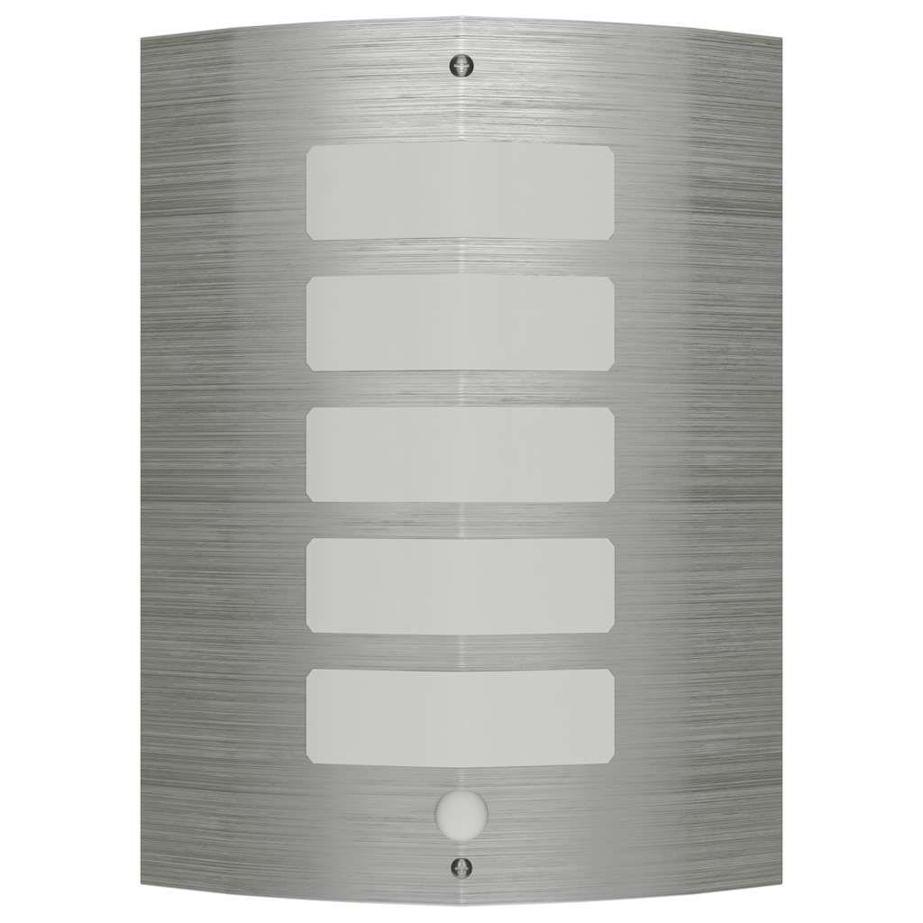 Sierlijke RVS wandlamp met bewegingssensor – afbeelding 1