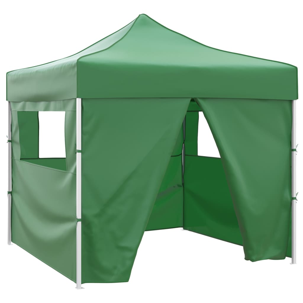 Vouwtent met 4 zijwanden 3x3 m groen – afbeelding 1