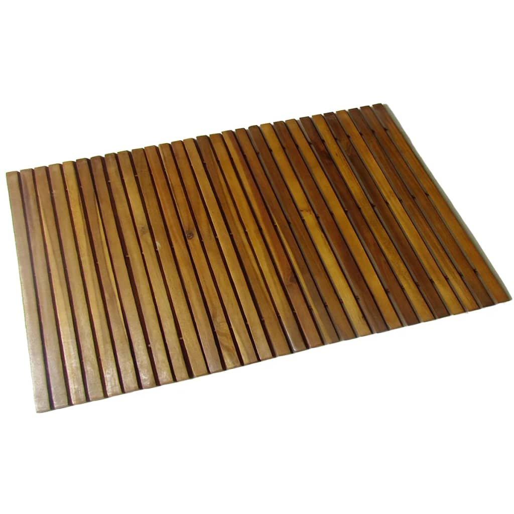 Badmat 80x50 cm acaciahout – afbeelding 1