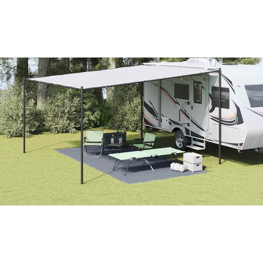Tenttapijt Blauw en Grijs 500 x 250 cm Polyetheen