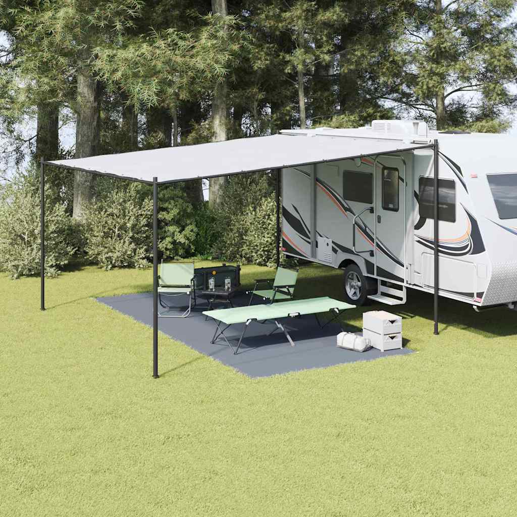 Tenttapijt Blauw en Grijs 550 x 250 cm Polyetheen